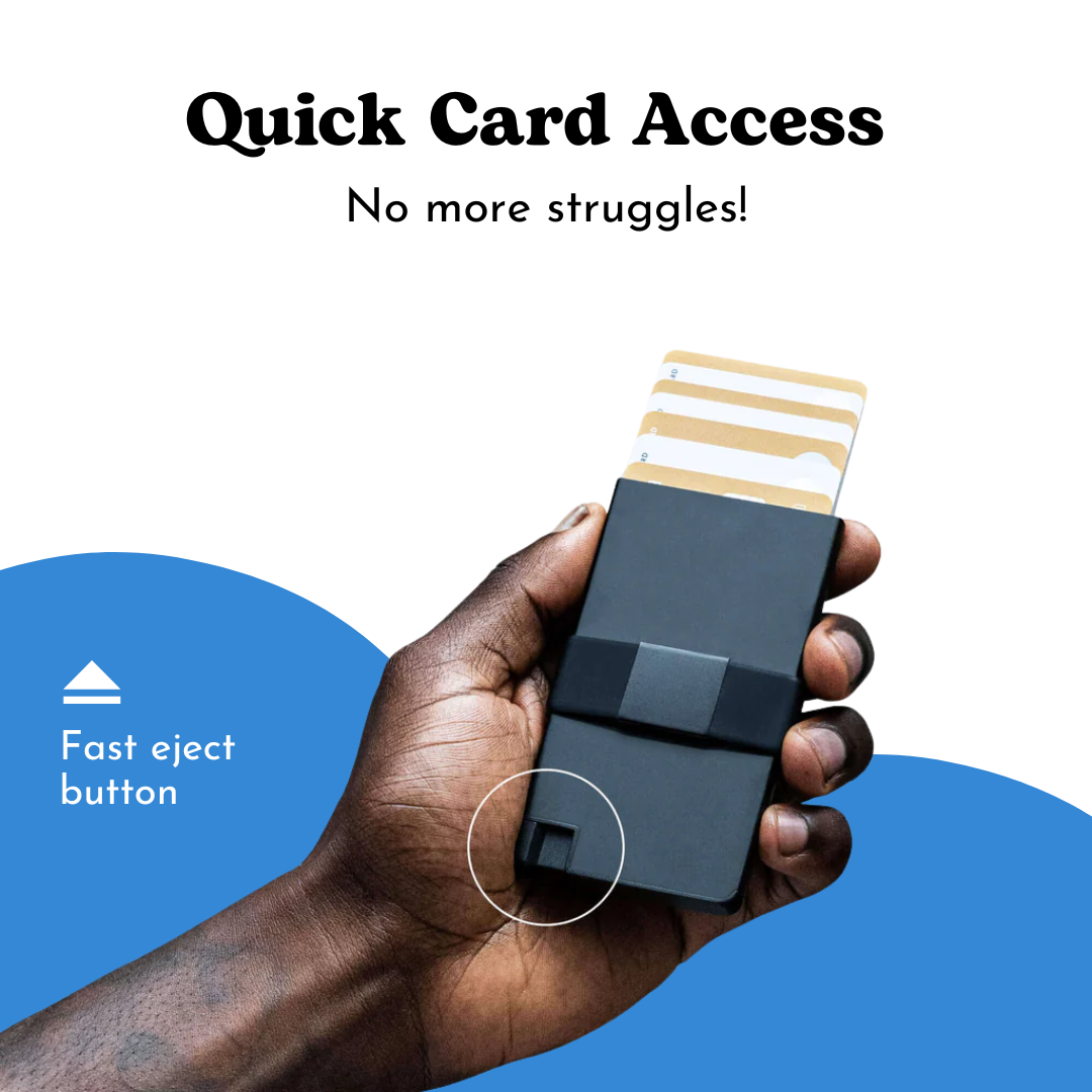 EasyOn EasyOff ID Protection Card Holder