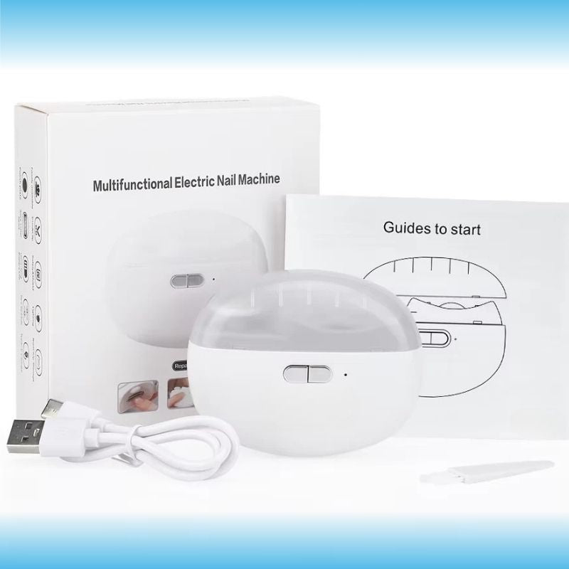 Deluxe Multifunctional Electric Nail Clipper With Buffer