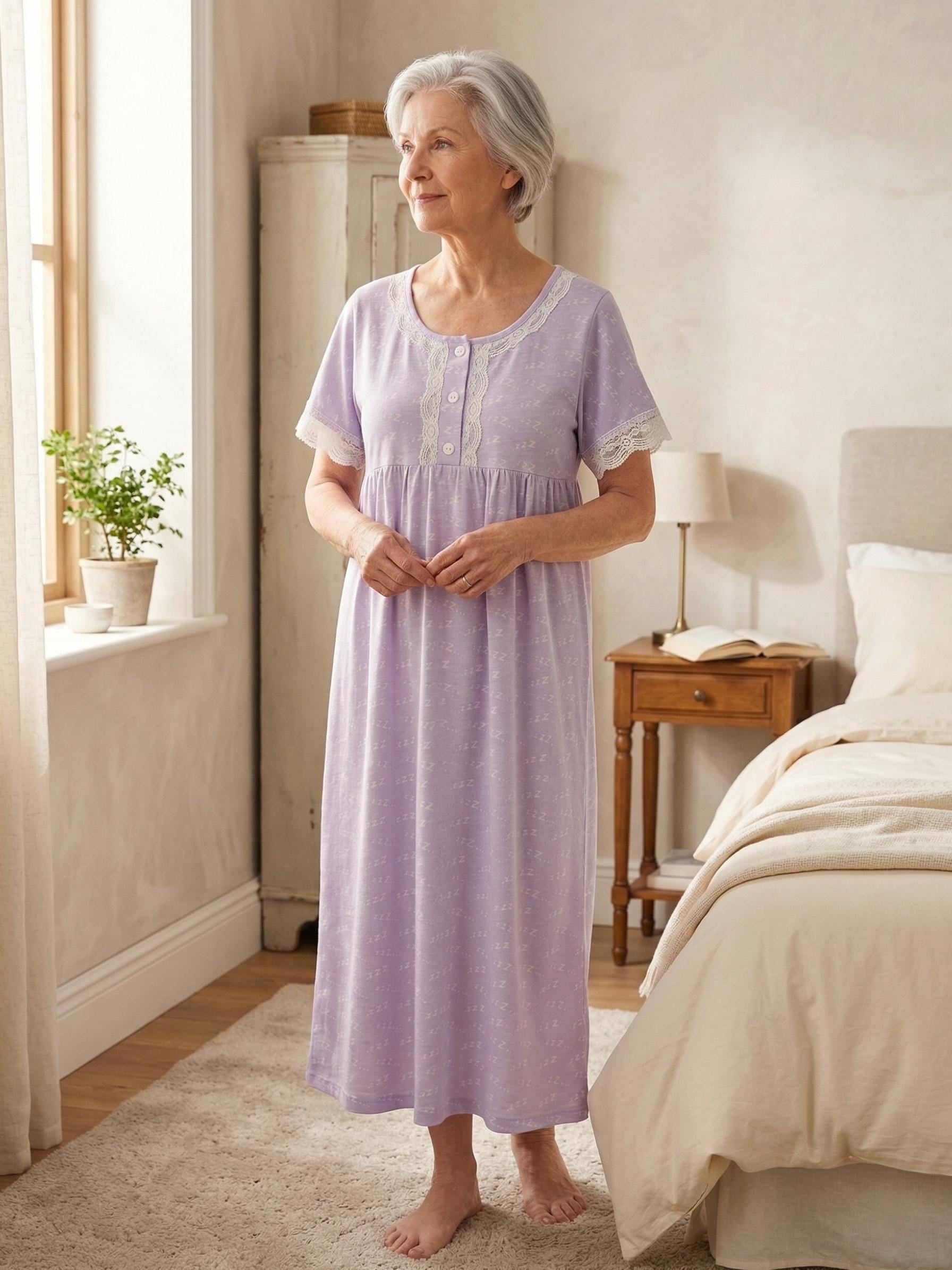 Sweet Dreams Night Dress with Pocket