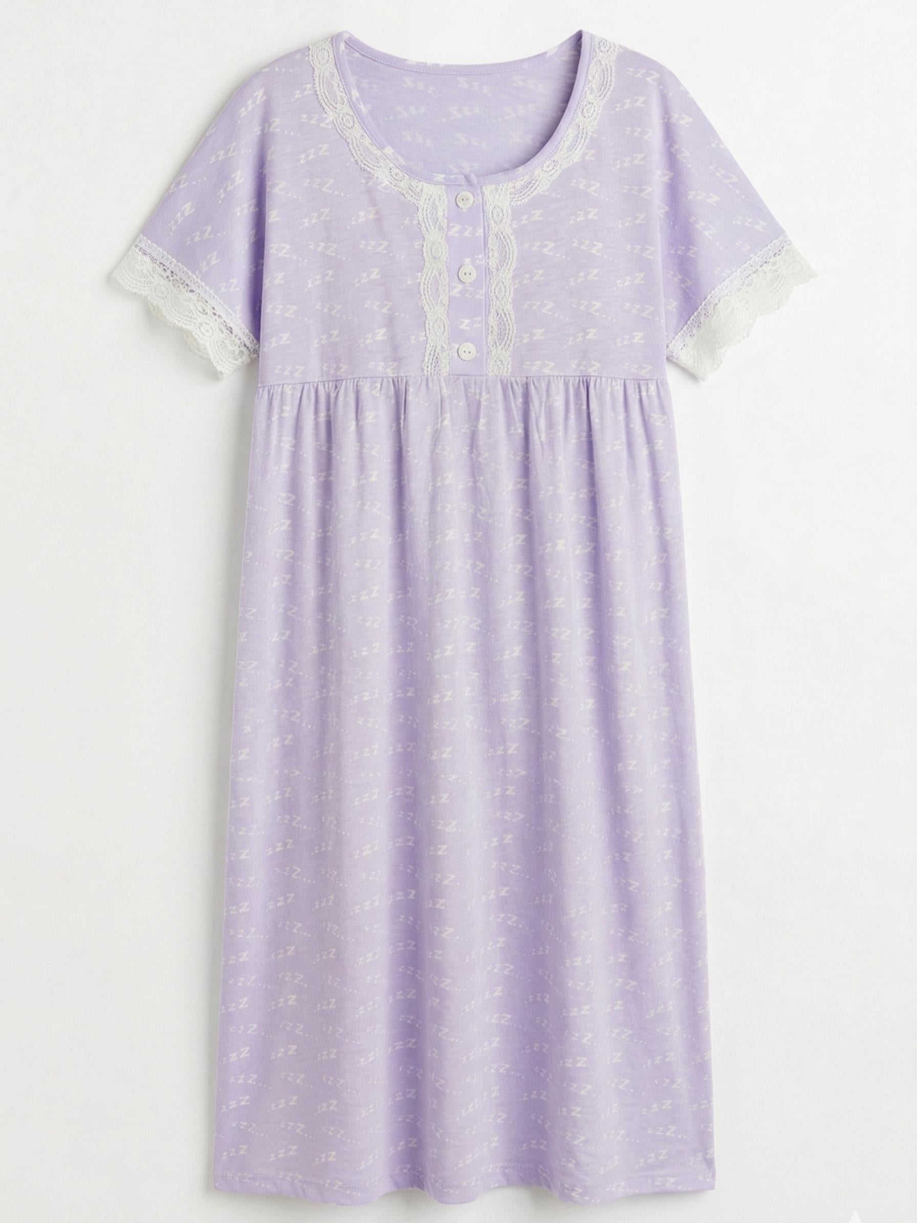 Sweet Dreams Night Dress with Pocket
