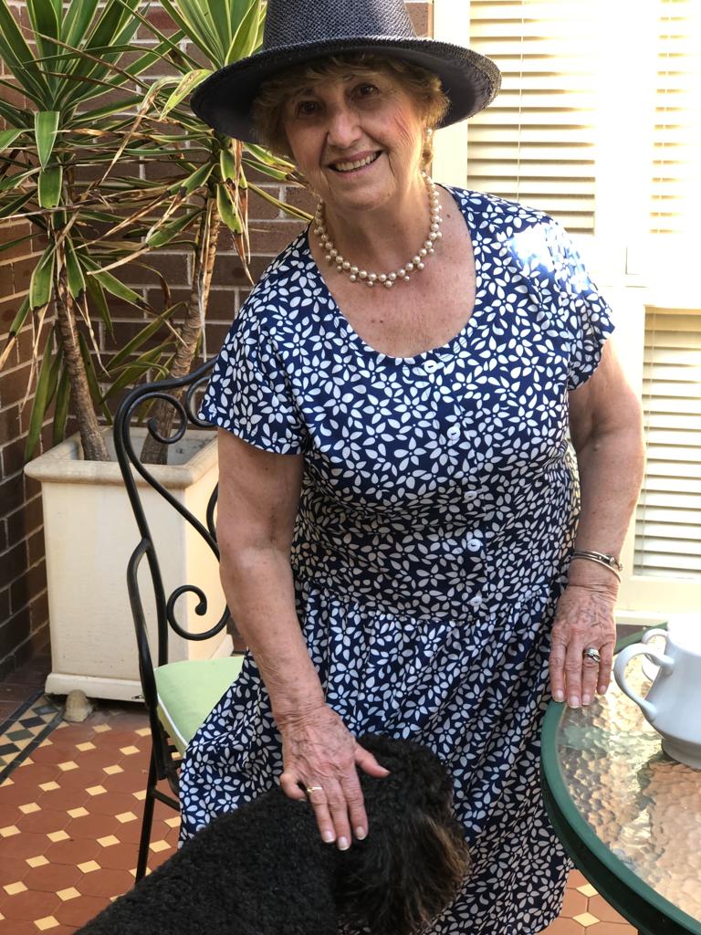 Petite Petal Drop Waist Dress With Short Sleeves