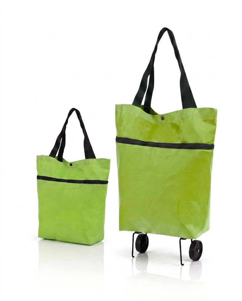 2-in-1 Foldable Shopping Trolley Bag
