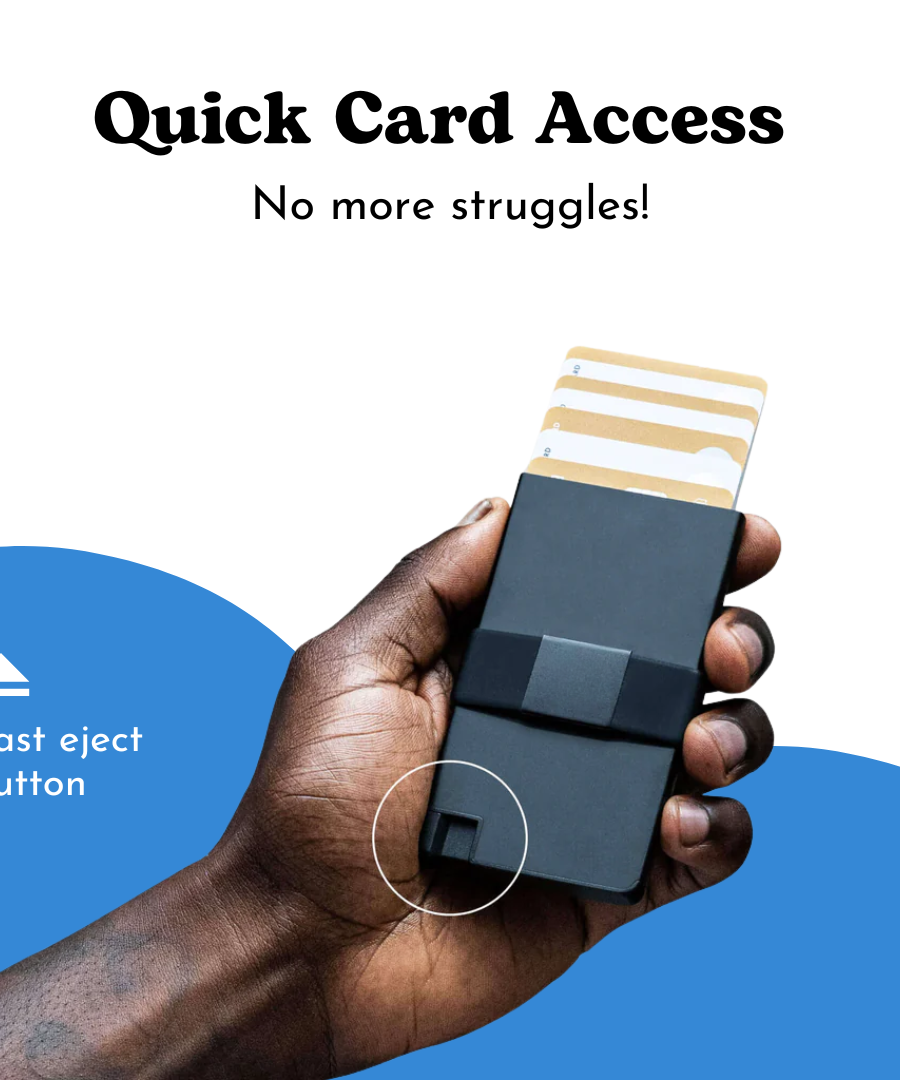 EasyOn EasyOff ID Protection Card Holder