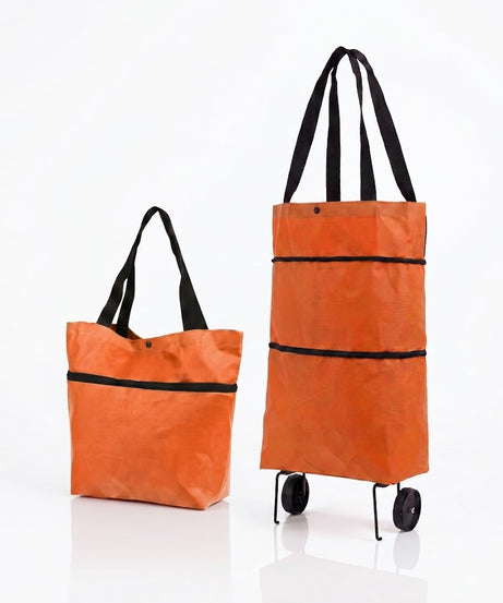 2-in-1 Foldable Shopping Trolley Bag