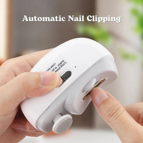 Deluxe Multifunctional Electric Nail Clipper With Buffer
