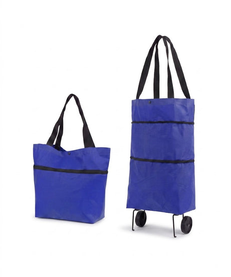 2-in-1 Foldable Shopping Trolley Bag
