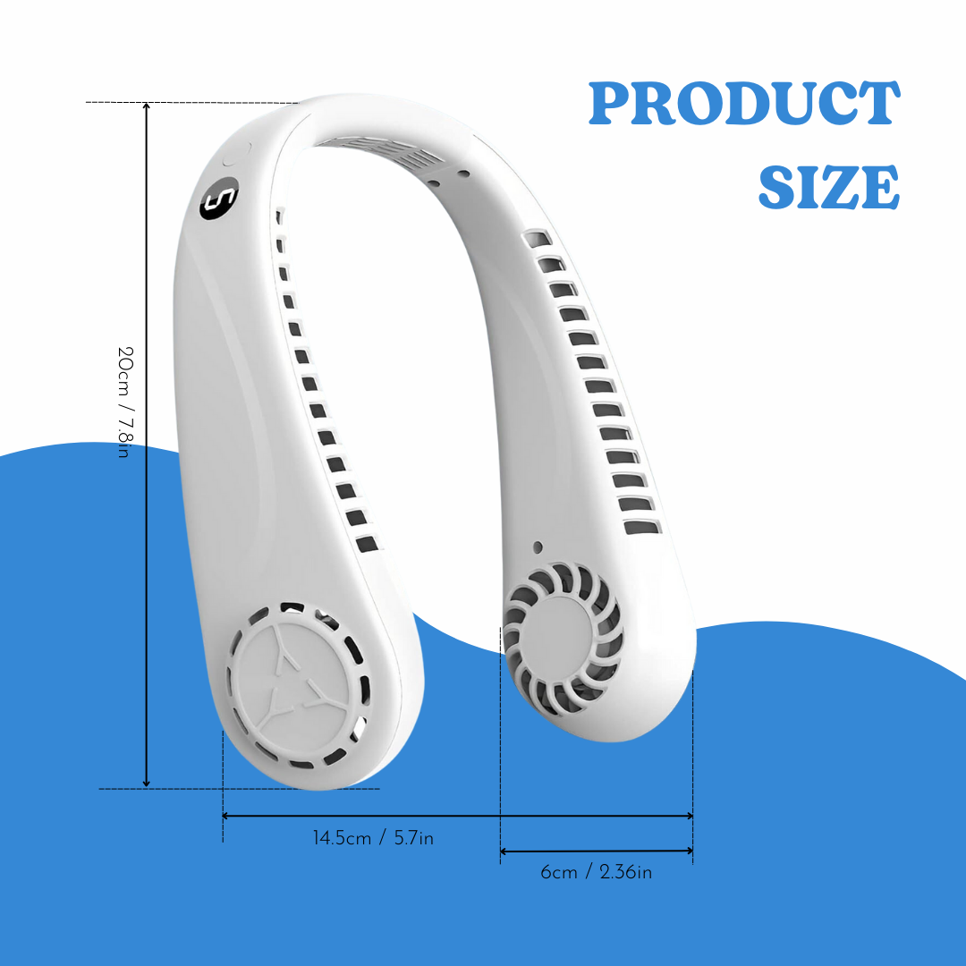 NEW ‼ EasyOn EasyOff Neck Fan