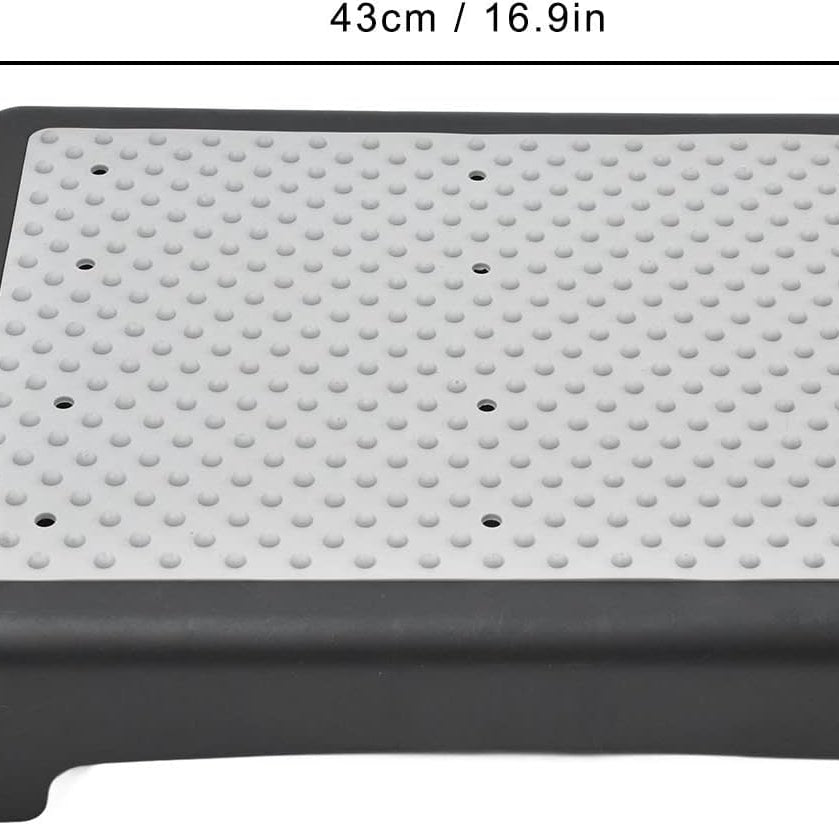 EasyOn EasyOff Non-Slip Plastic Half Step Stand (33cm x 42cm x 9cm)