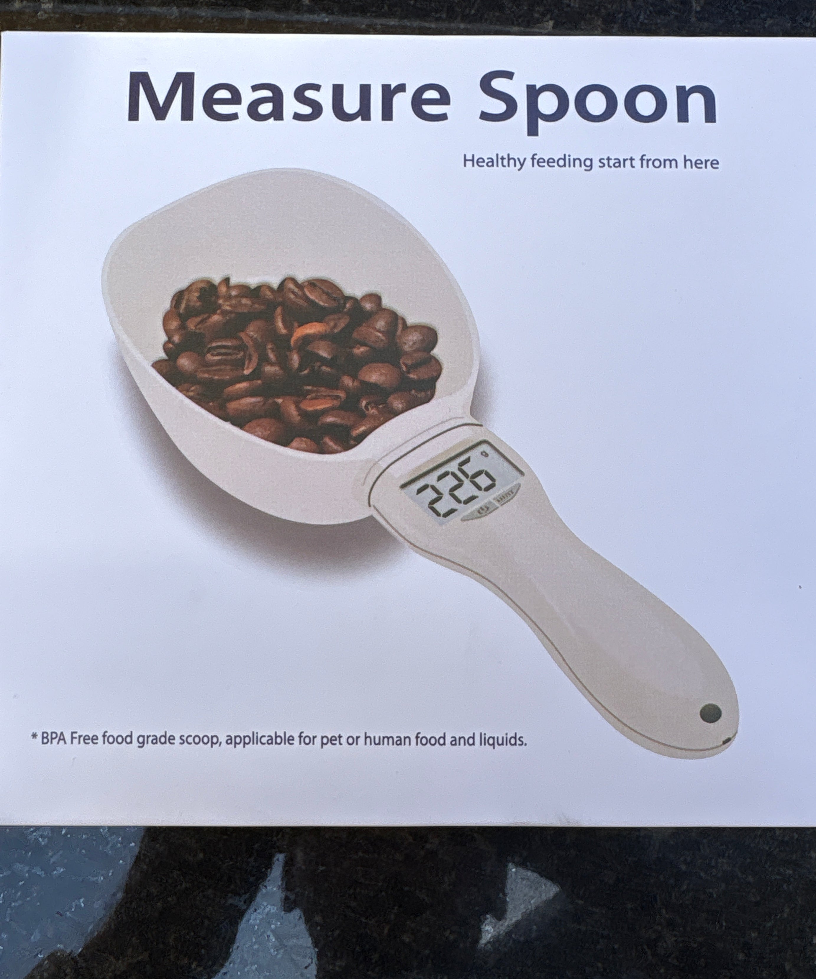 EasyOn EasyOff Weighing Scoop with Scale