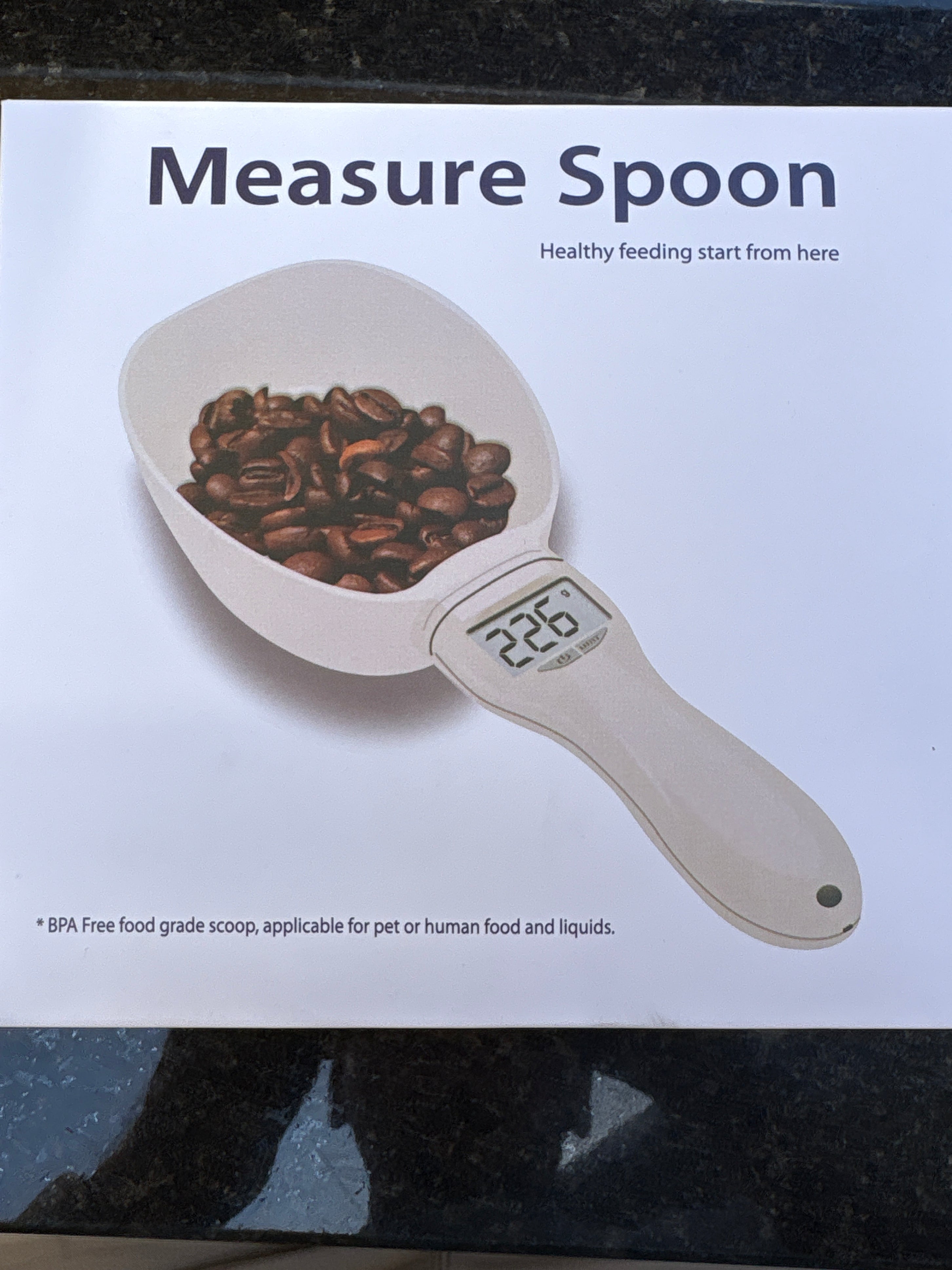 EasyOn EasyOff Weighing Scoop with Scale