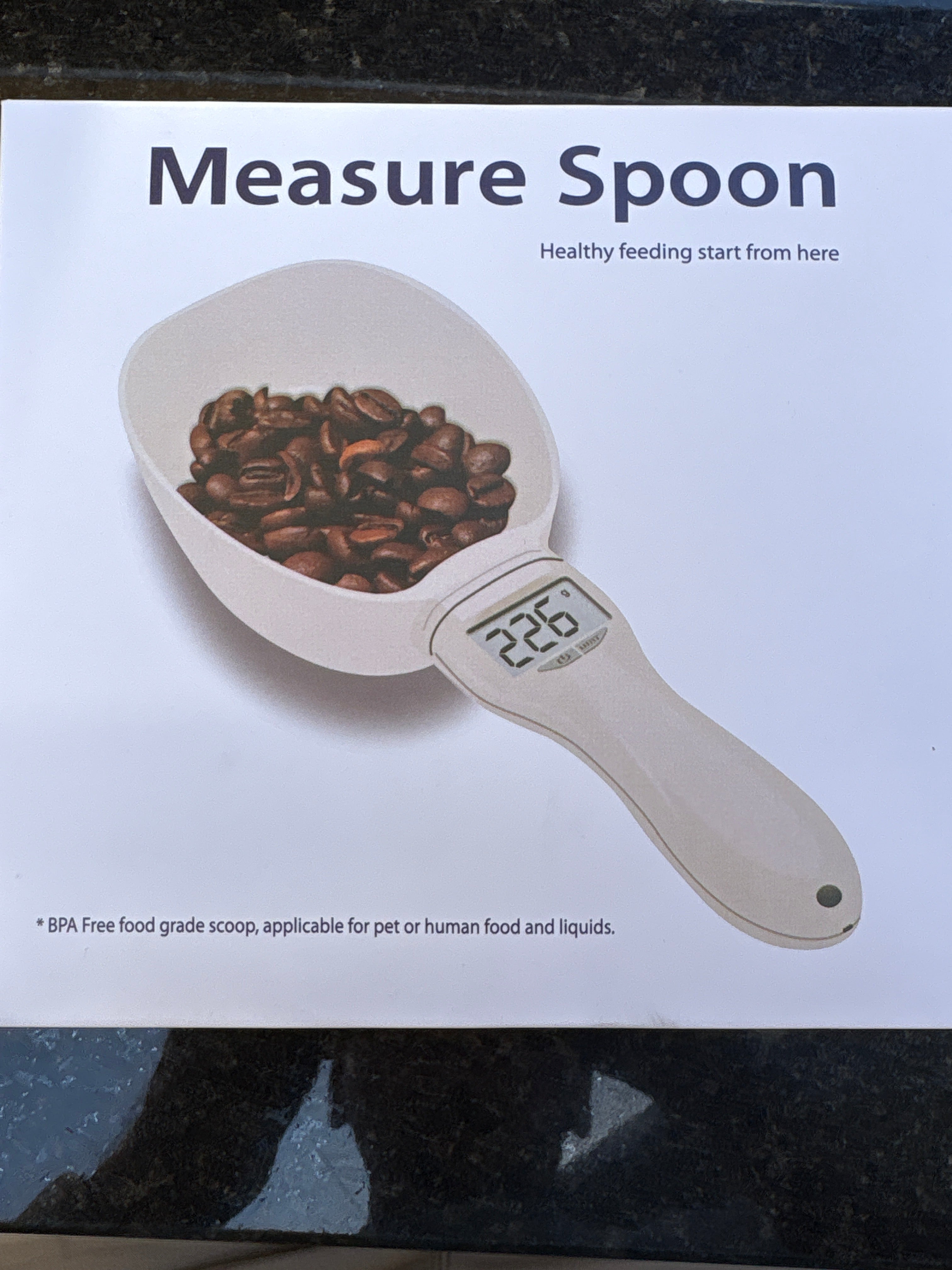 EasyOn EasyOff Weighing Scoop with Scale