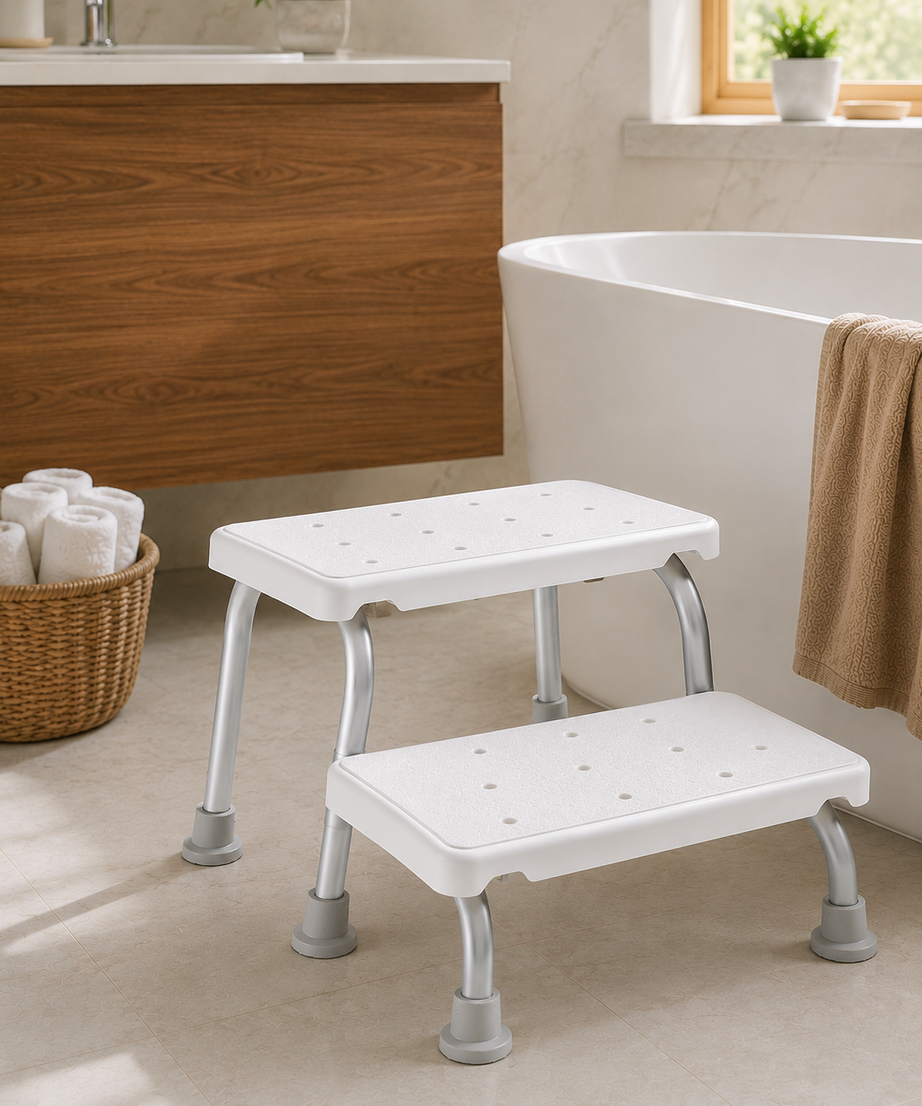 Two-Step Bath Foot Stool