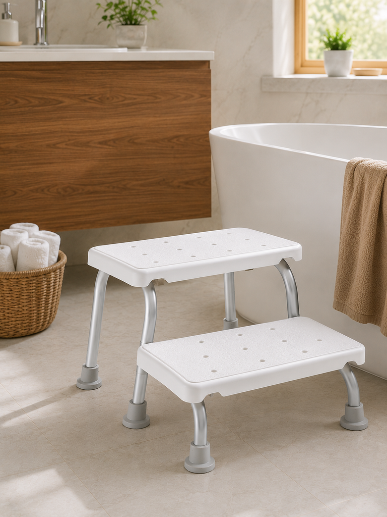 Two-Step Bath Foot Stool