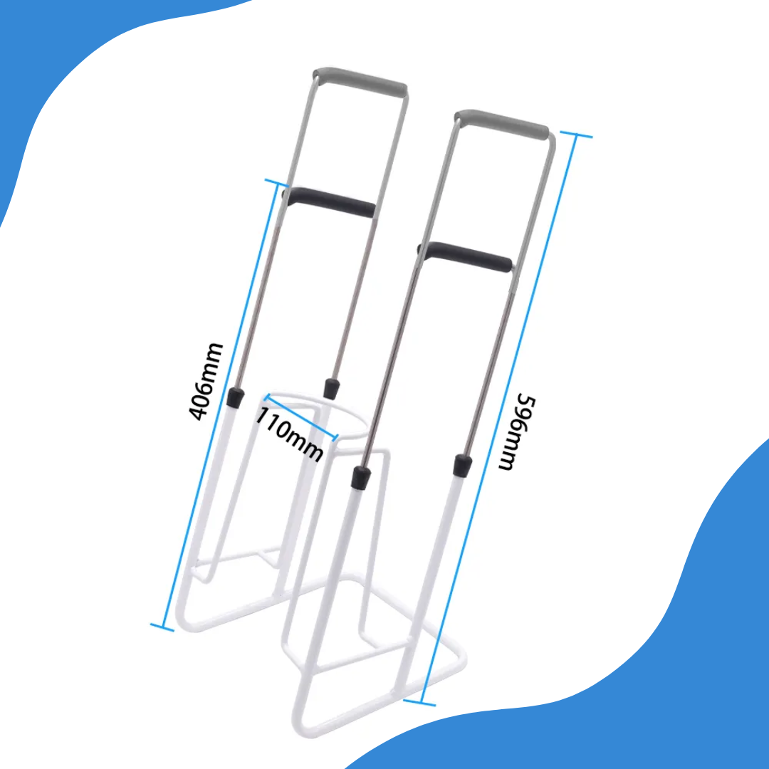EasyOn EasyOff Deluxe Large Patented Stocking Donner with Extendable Handles with FREE Doffer (Value $29.95)