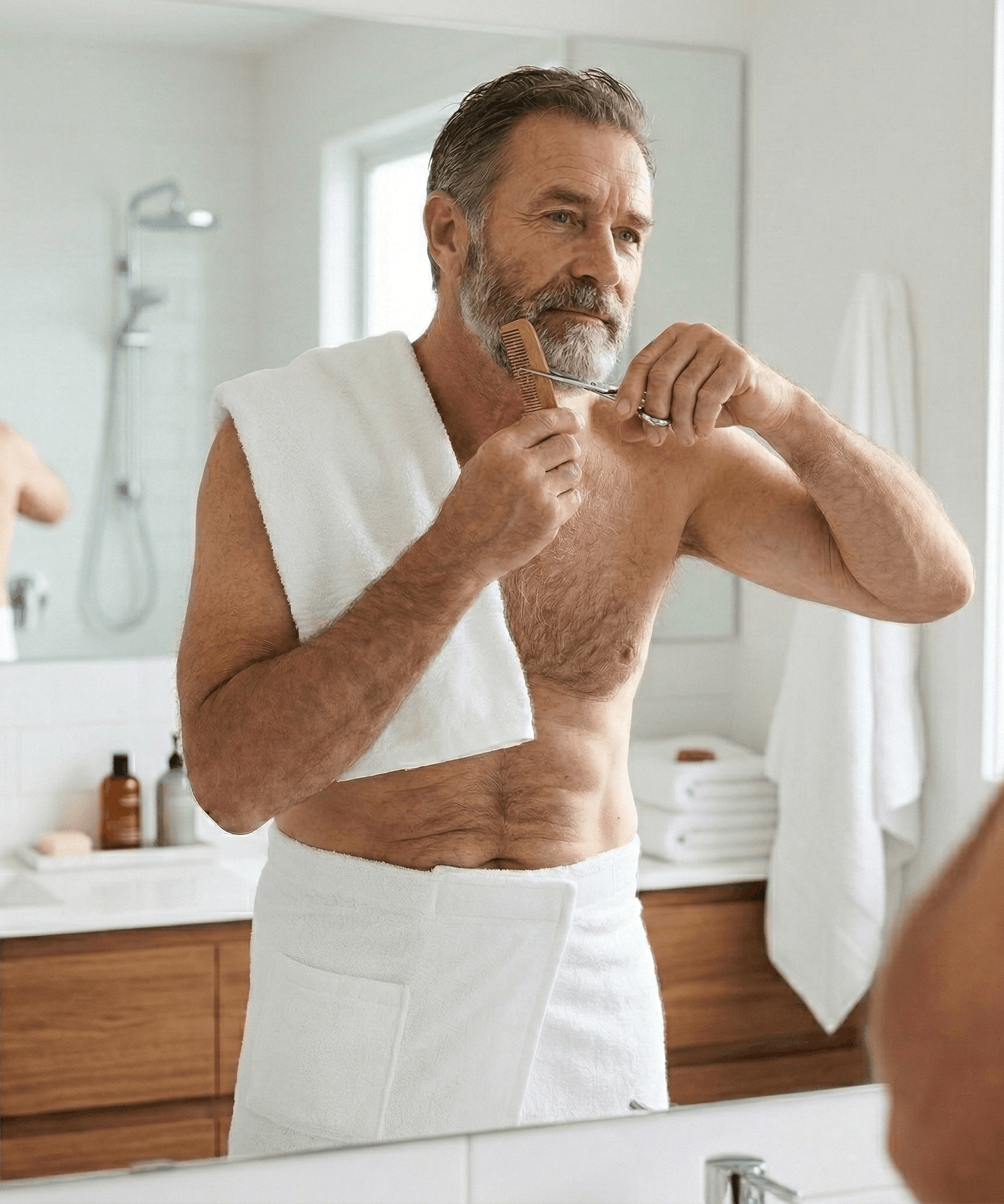 EasyOn EasyOff Men’s Toweling Wrap