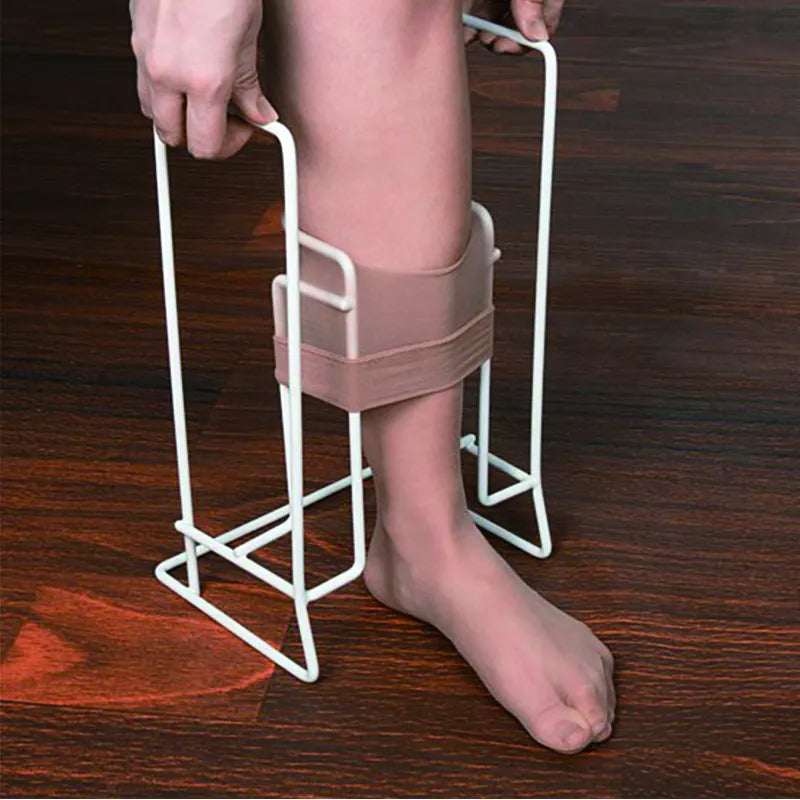 EasyOn EasyOff Deluxe Large Patented Stocking Donner with Extendable Handles with FREE Doffer (Value $29.95)