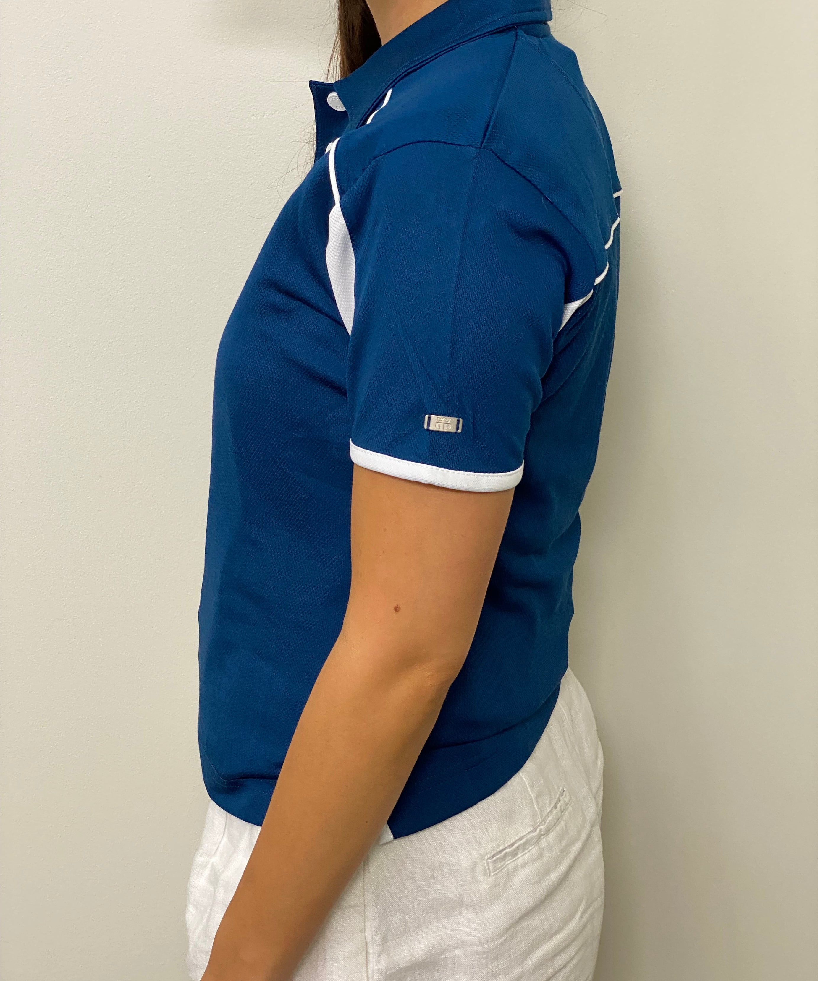 EasyOn EasyOff Navy/White Polo (Women)