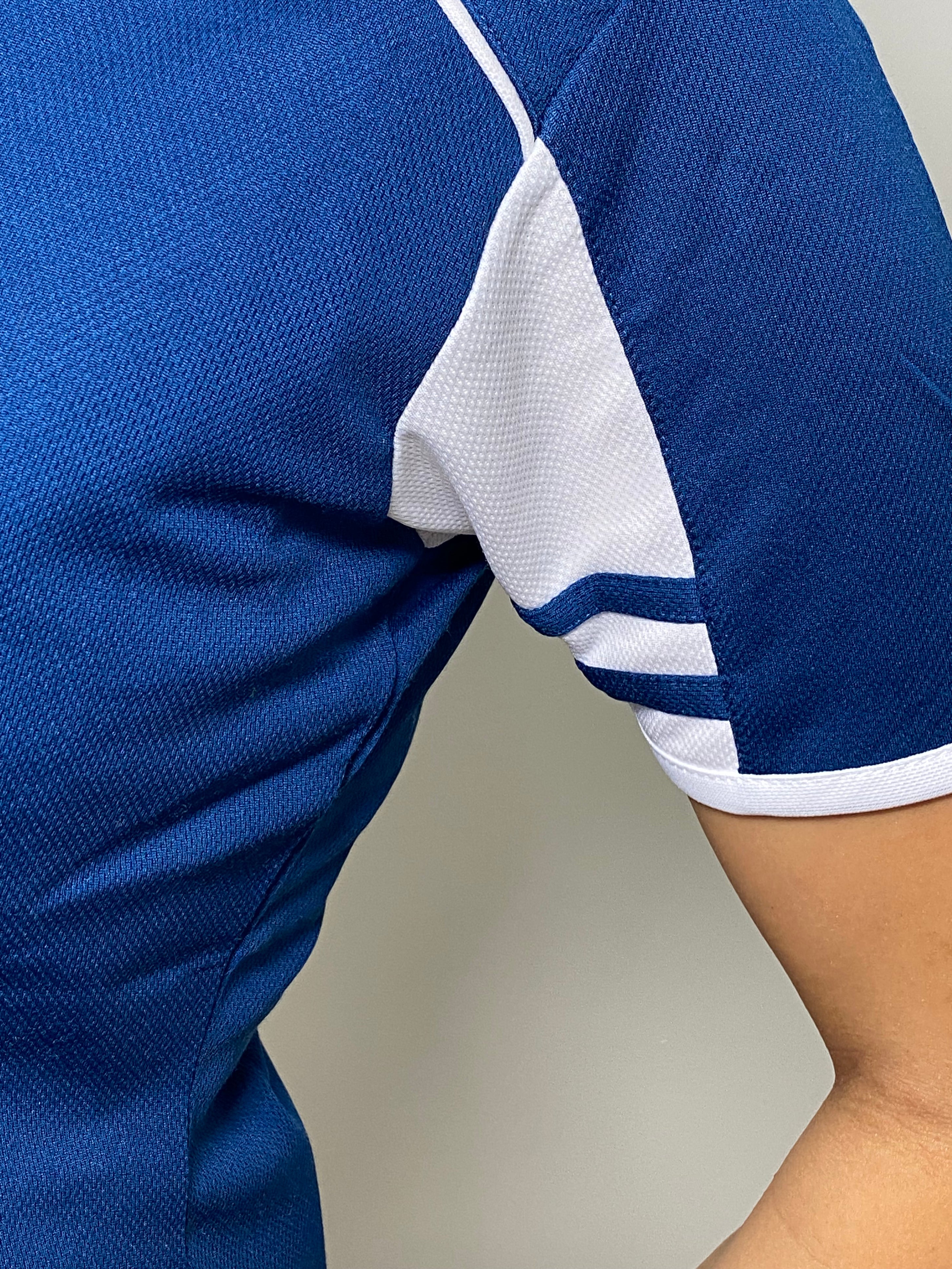EasyOn EasyOff Navy/White Polo (Women)