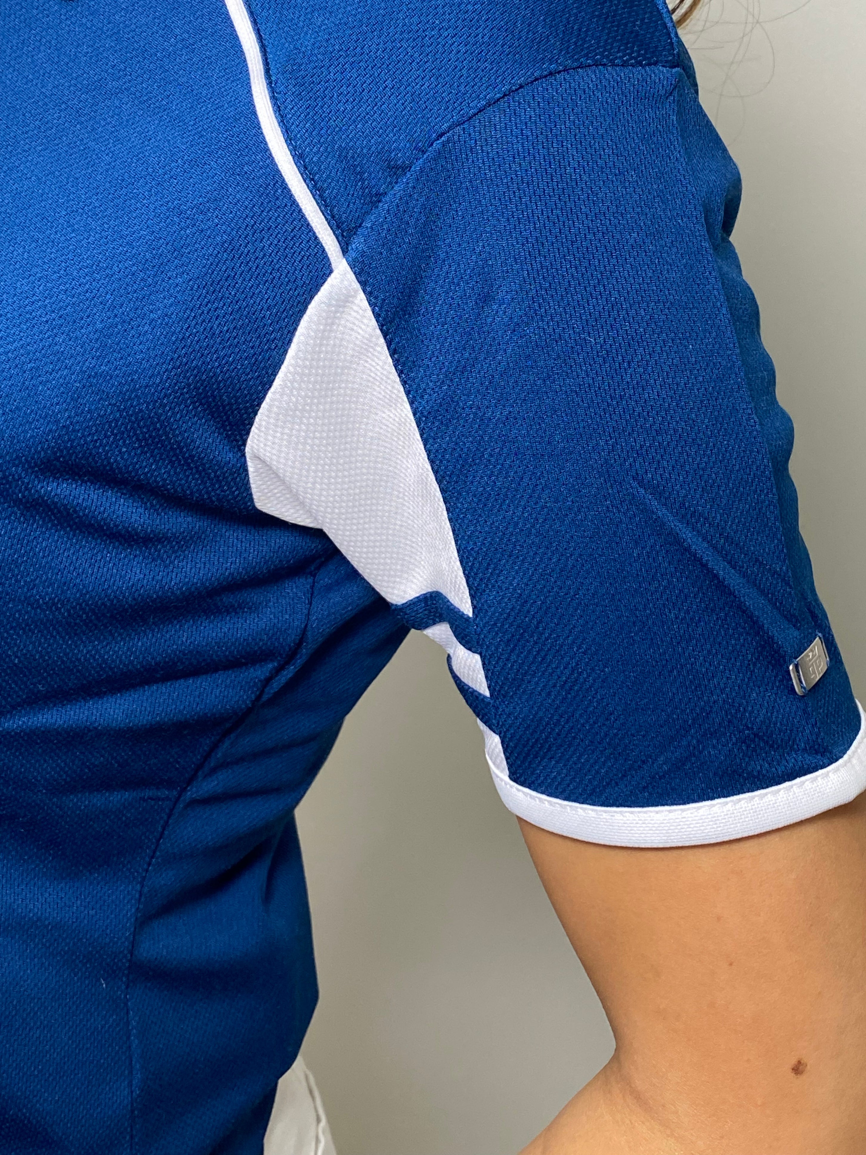 EasyOn EasyOff Navy/White Polo (Women)