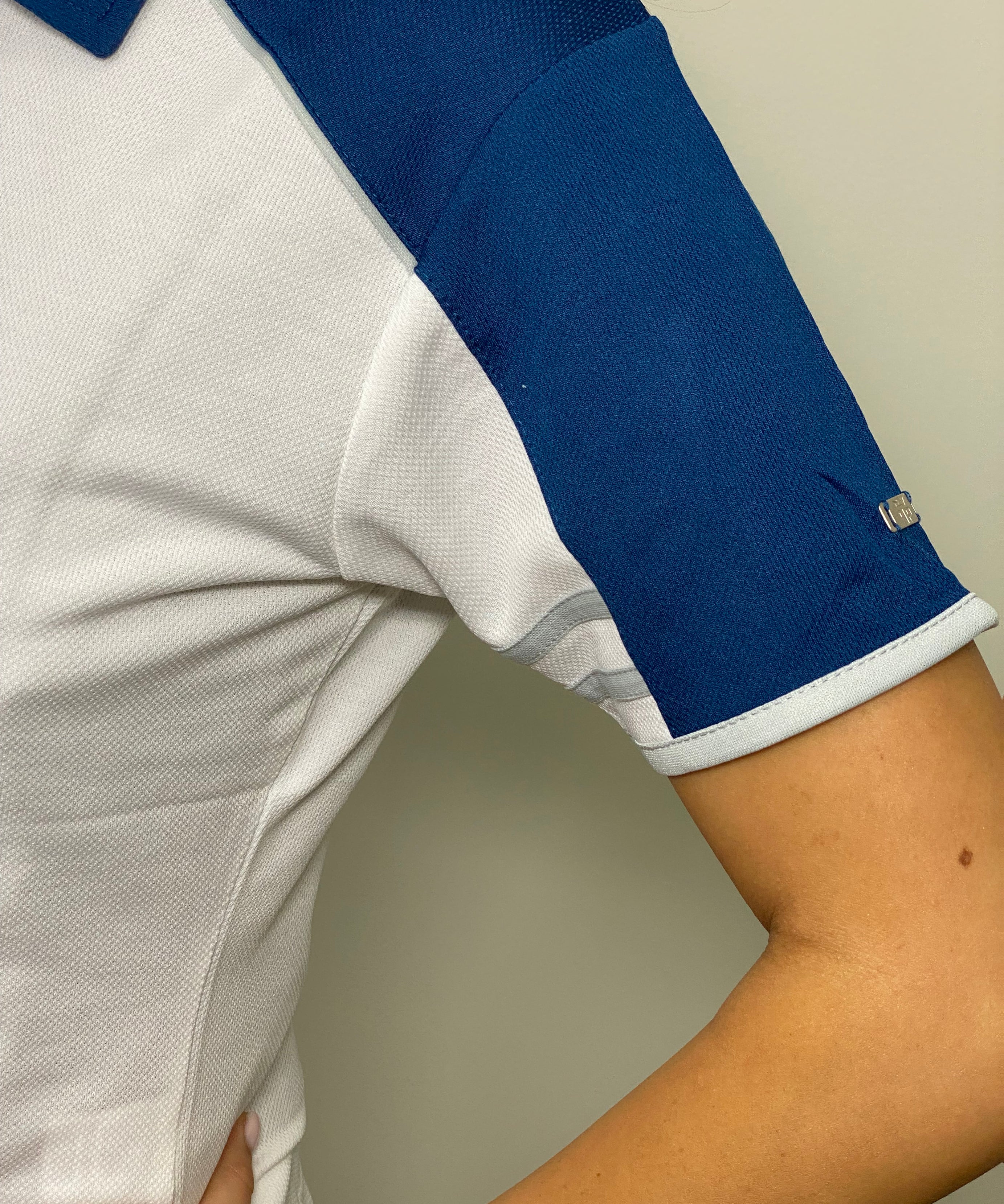 EasyOn EasyOff White/Navy Polo (Women)