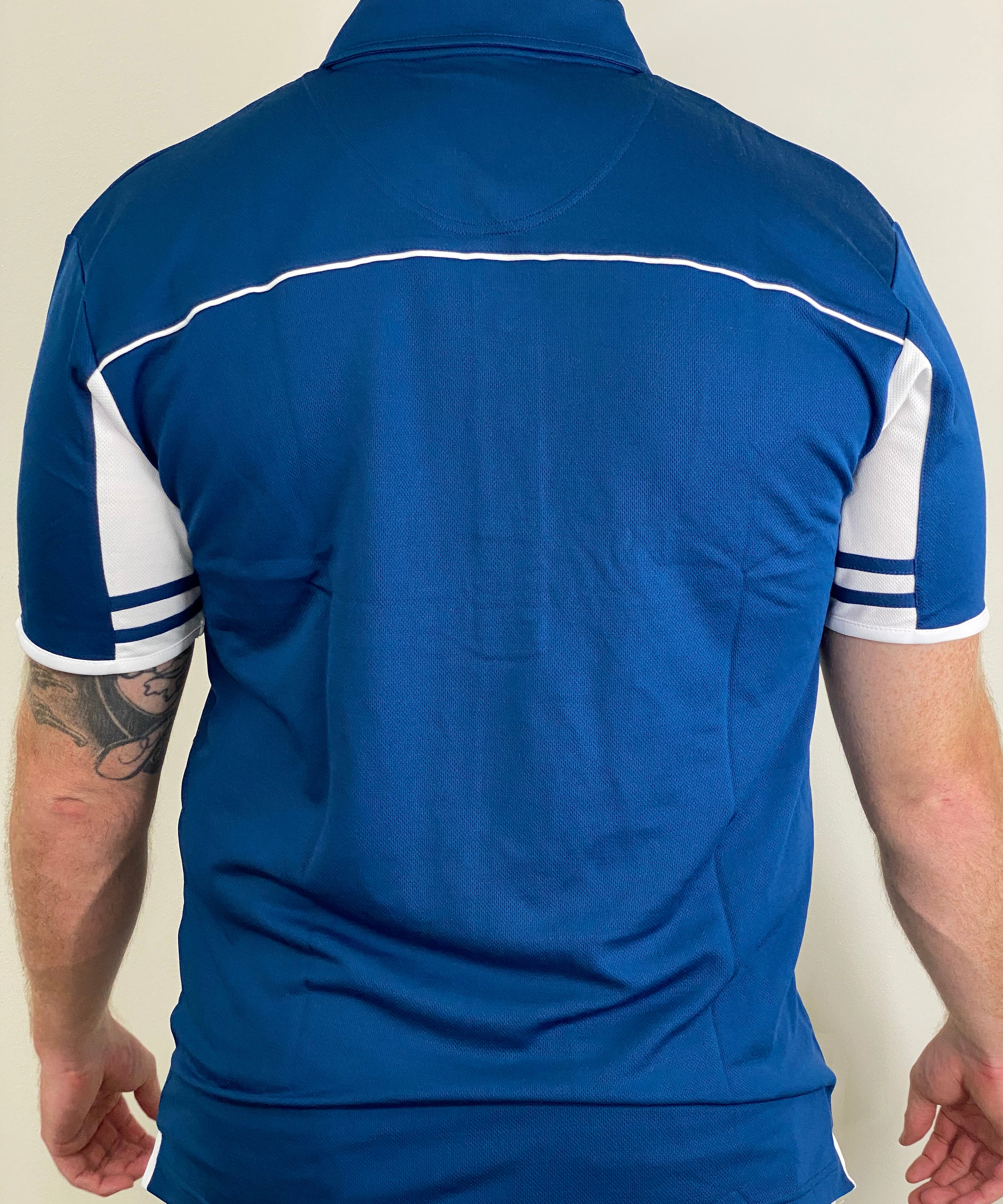 EasyOn EasyOff Navy/White Polo (Men)