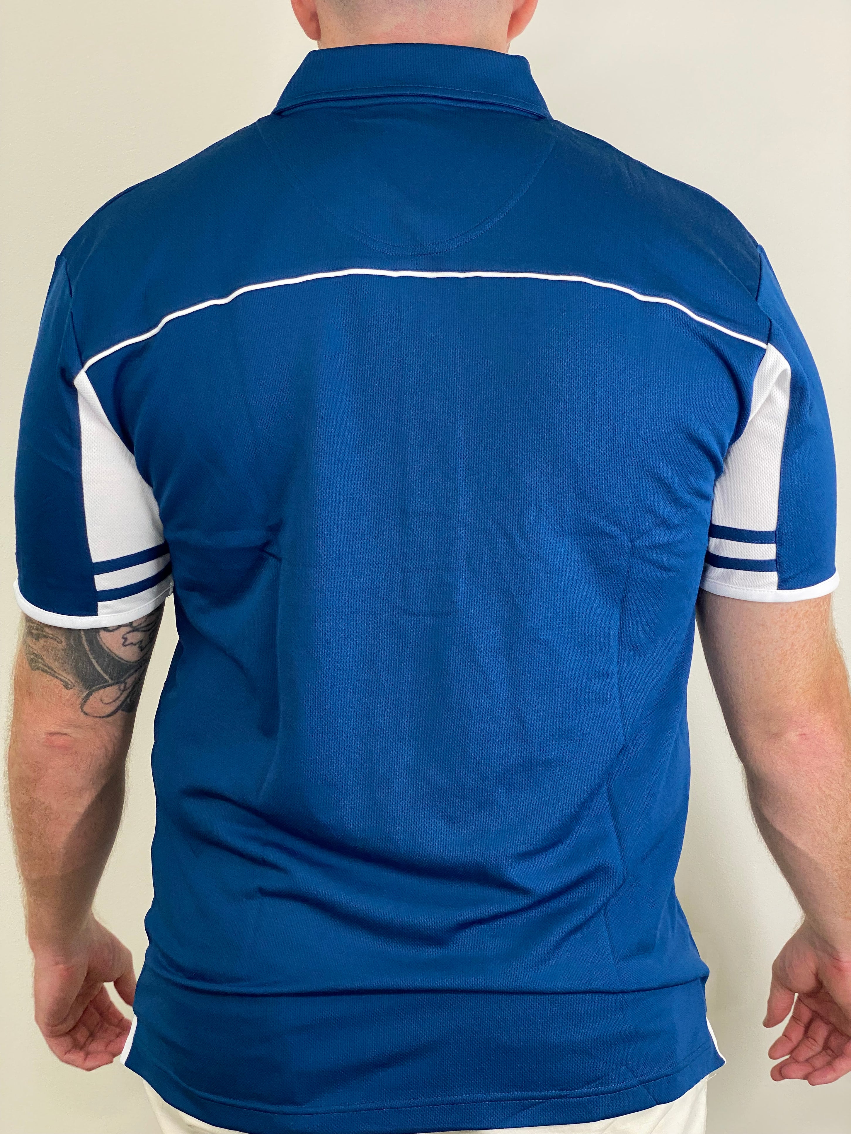 EasyOn EasyOff Navy/White Polo (Men)
