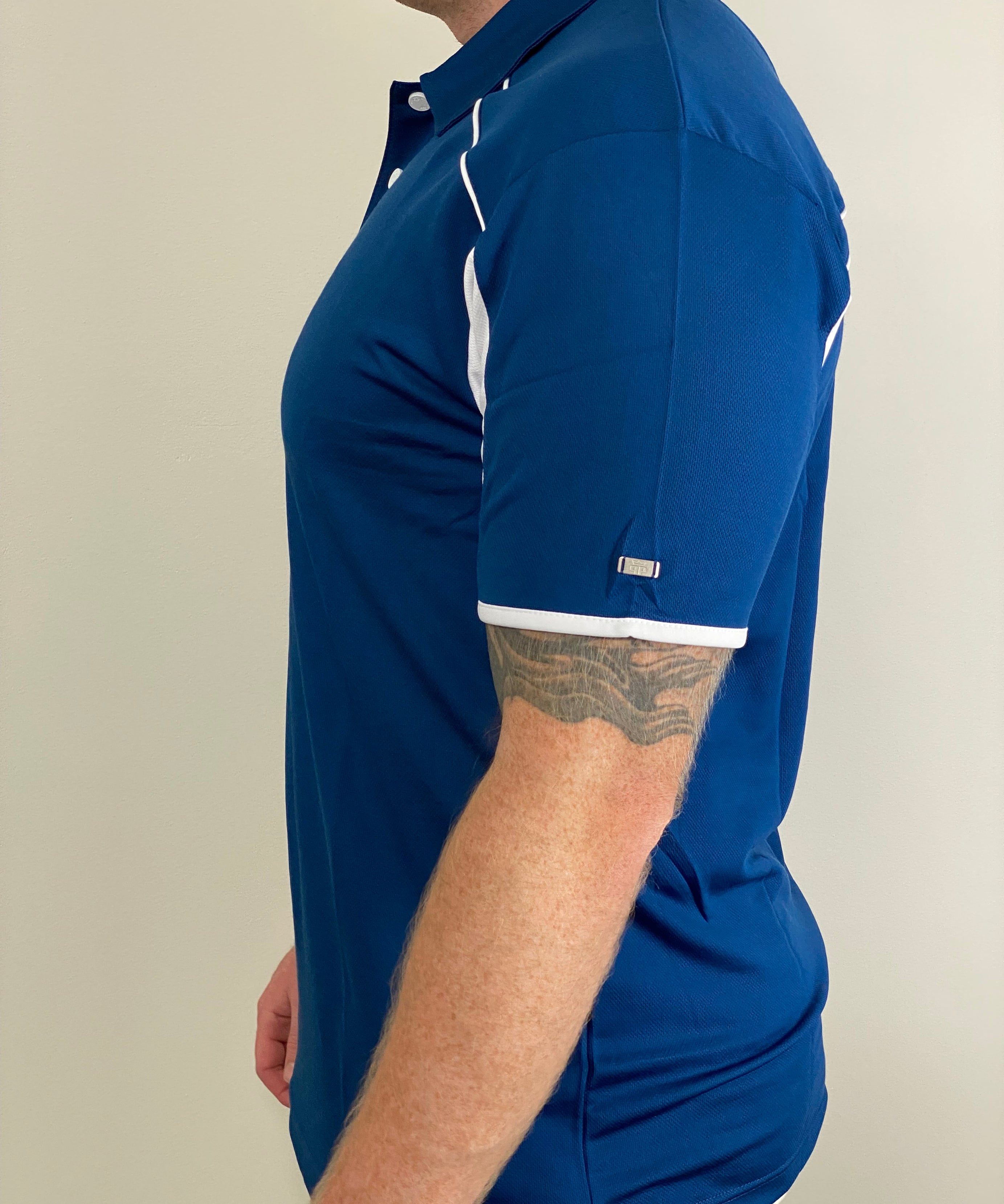 EasyOn EasyOff Navy/White Polo (Men)