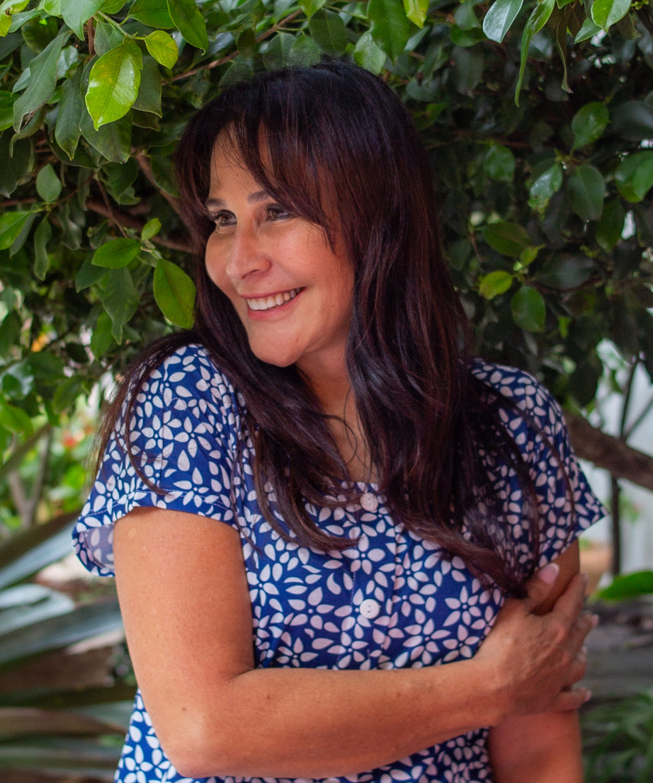 Petite Petal Drop Waist Dress With Short Sleeves