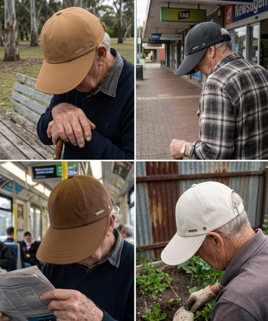 EasyOn EasyOff Sun Visor Cap