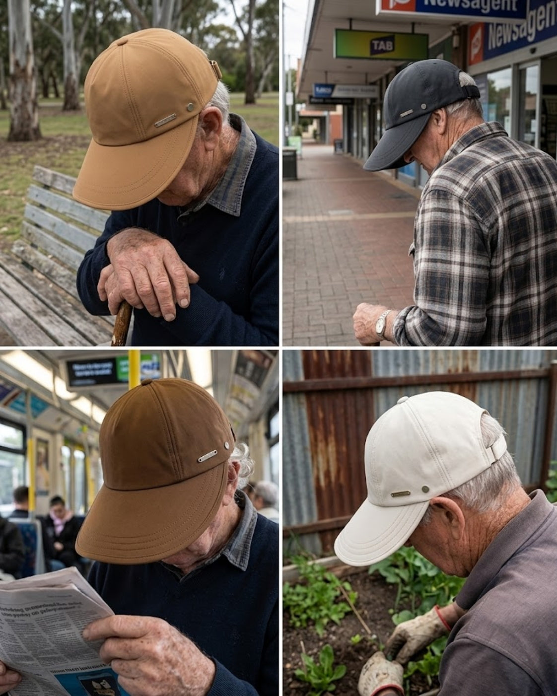 EasyOn EasyOff Sun Visor Cap