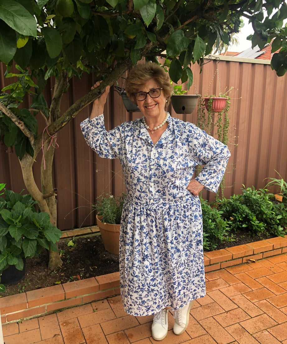 L/S Amalfi Drop Waist Dress With Long Sleeves Easy On Easy Off | Highest Rated Mobility Aids Store L/S Amalfi Drop Waist Dress With Long Sleeves Easy On Easy Off | Highest Rated Mobility Aids Store