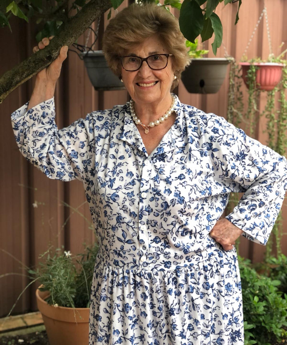 L/S Amalfi Drop Waist Dress With Long Sleeves Easy On Easy Off | Highest Rated Mobility Aids Store L/S Amalfi Drop Waist Dress With Long Sleeves Easy On Easy Off | Highest Rated Mobility Aids Store