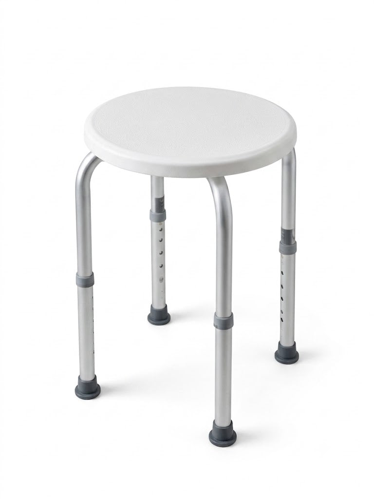 Height-Adjustable Shower Stool
