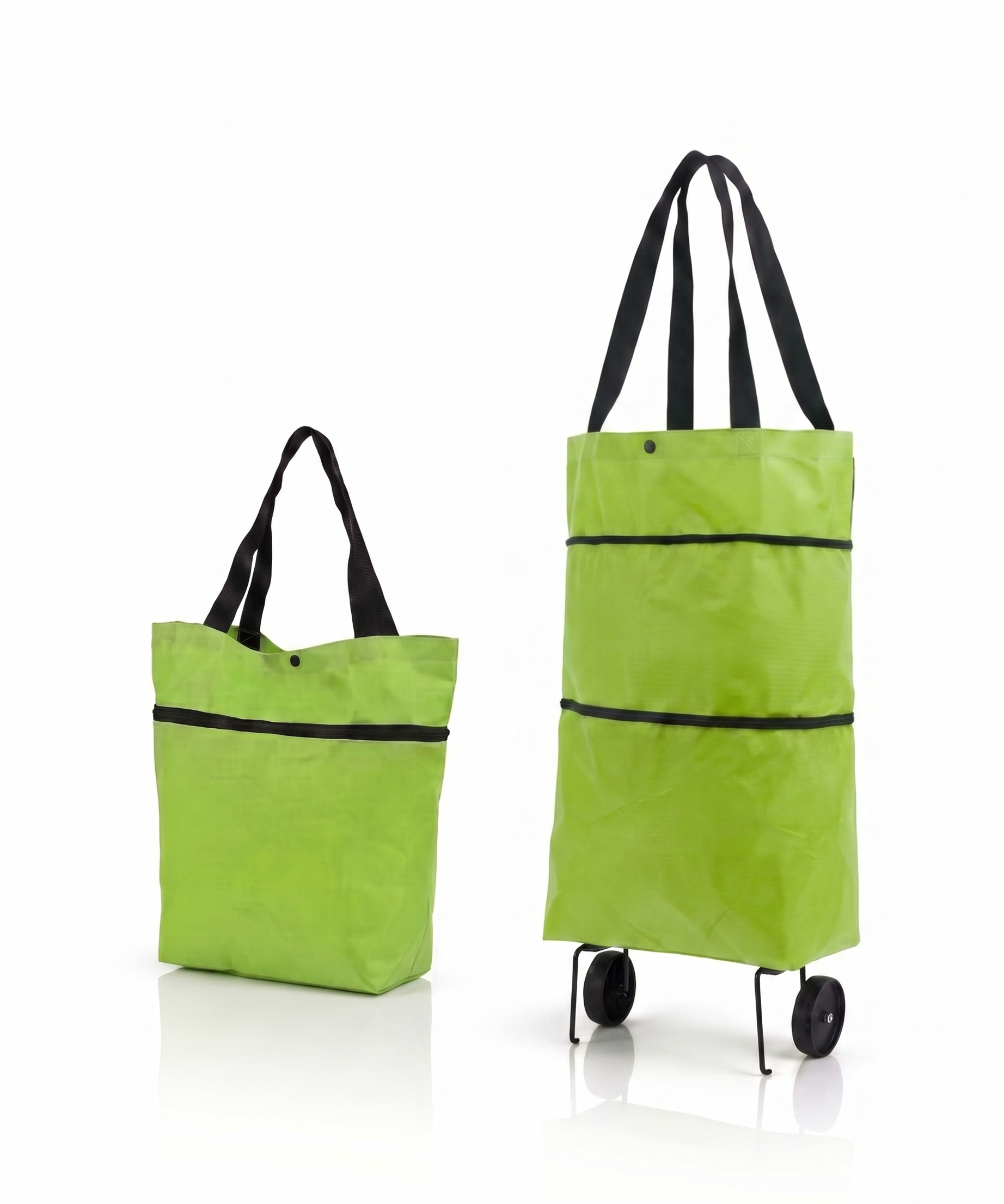 2-in-1 Foldable Shopping Trolley Bag