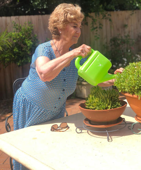 Geometric Print Drop Waist Dress With Short Sleeves