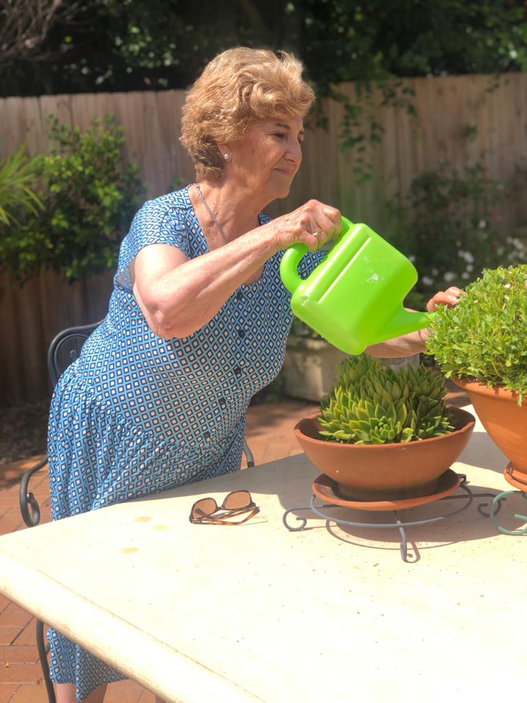 Geometric Print Drop Waist Dress With Short Sleeves