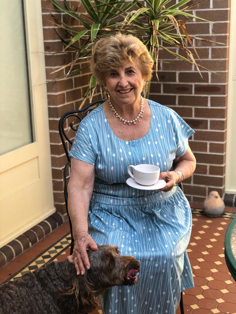 Aqua Fresca Drop Waist Dress With Short Sleeves